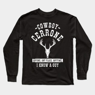 Cowboy Cerrone WHT Long Sleeve T-Shirt